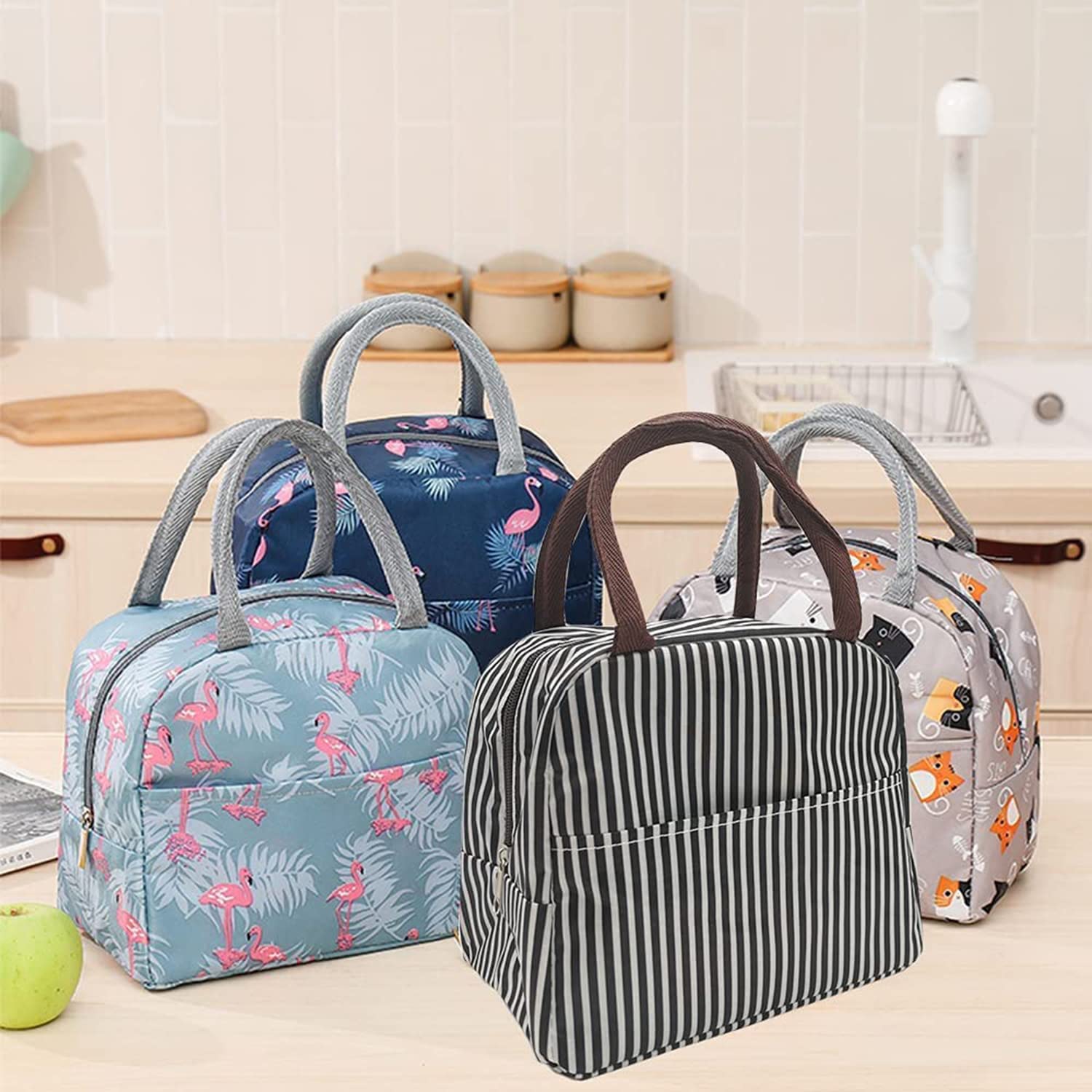 BESTOTTAM Insulated Lunch Bags Small for Women Work, Student Kids to  School, Thermal Cooler Tote Bag Picnic Organizer Storage Lunch Box Portable  and